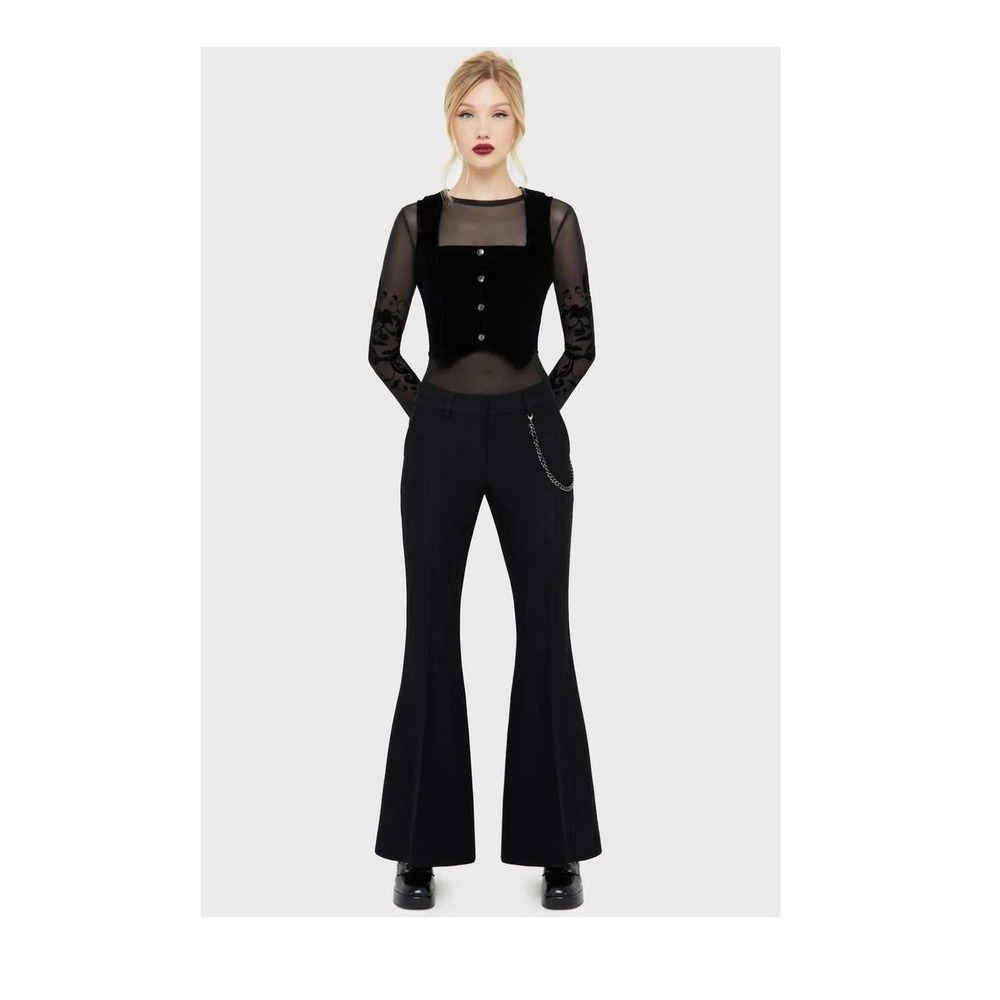 Killstar‎ Vile vixen flares black size small chain